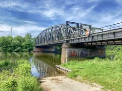 Die Emsbrücke bei Lingen-Hanekenfähr