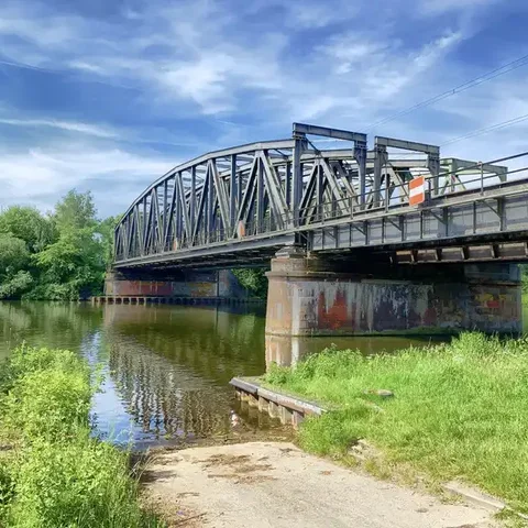 Die Emsbrücke bei Lingen-Hanekenfähr